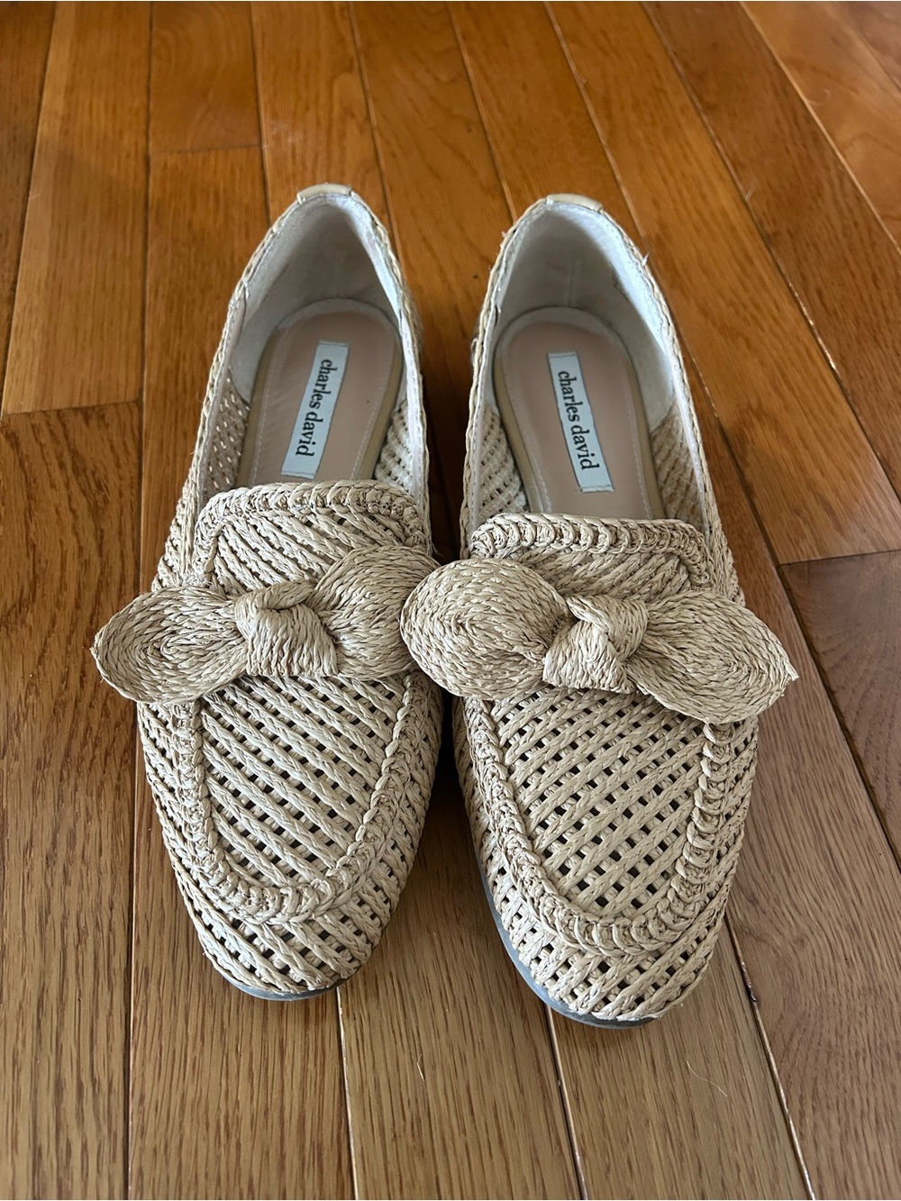 Charles David Women's Woven Raffia Loafer